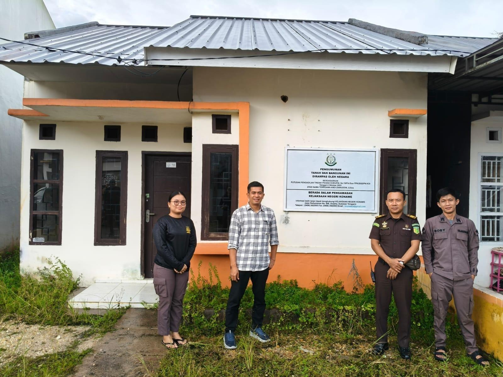 Pemeliharaan Aset Rampasan Negara Berupa Tanah dan Bangunan di Kota Kendari Februari 2026