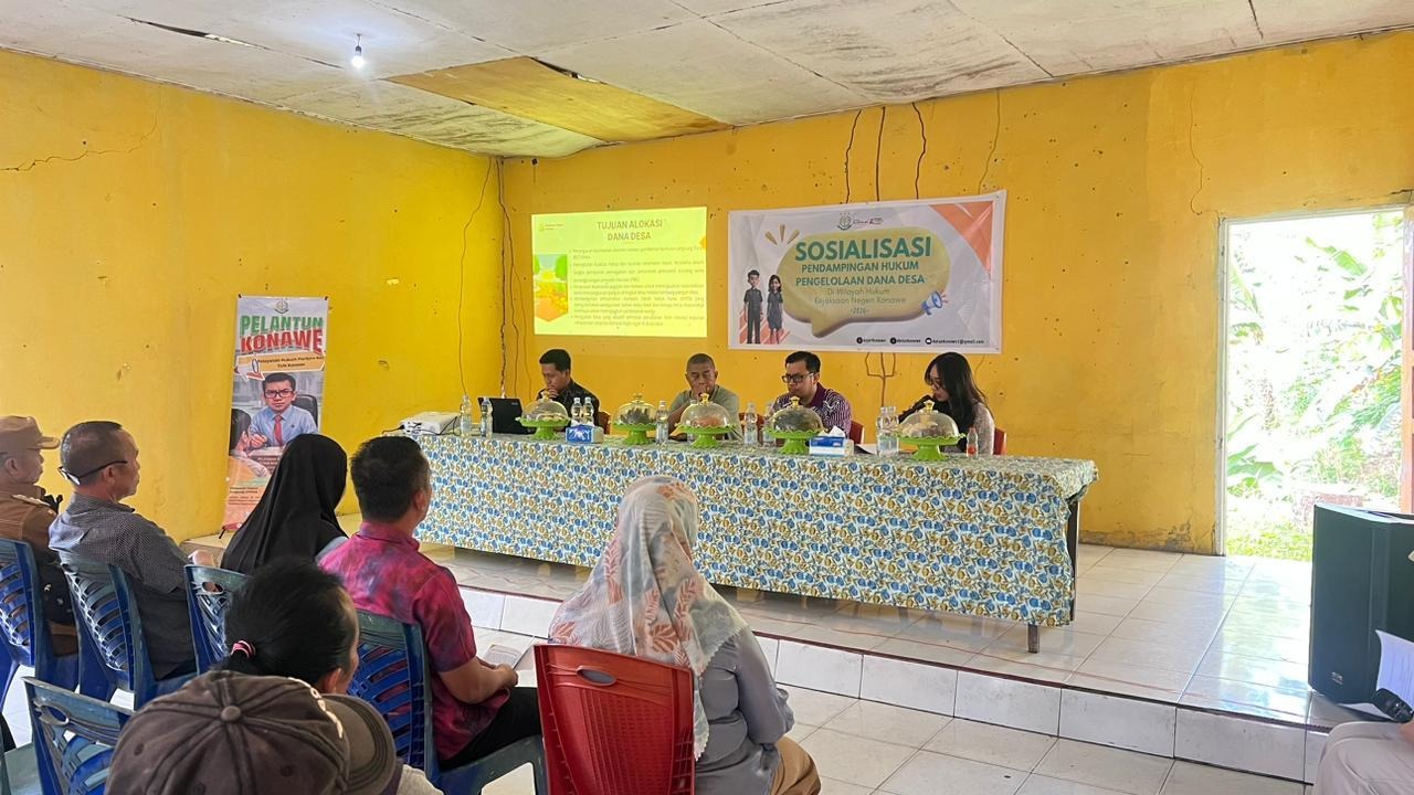 Sosialisasi Pendampingan Hukum Pengelolaan Dana Desa Tahun 2026