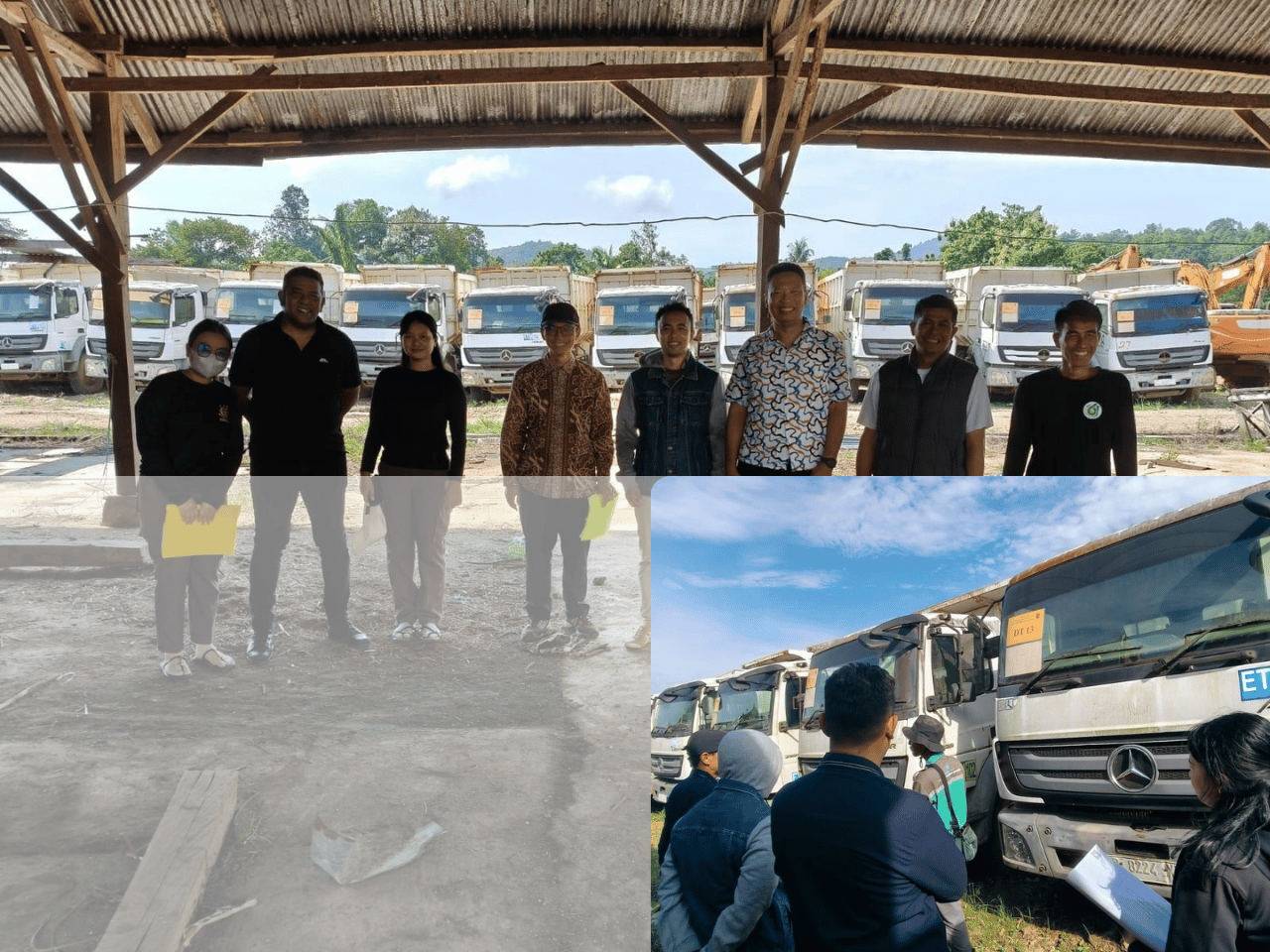 Penilaian 32 Unit Dump Truck Barang Rampasan Negara di PT Askon Kendari