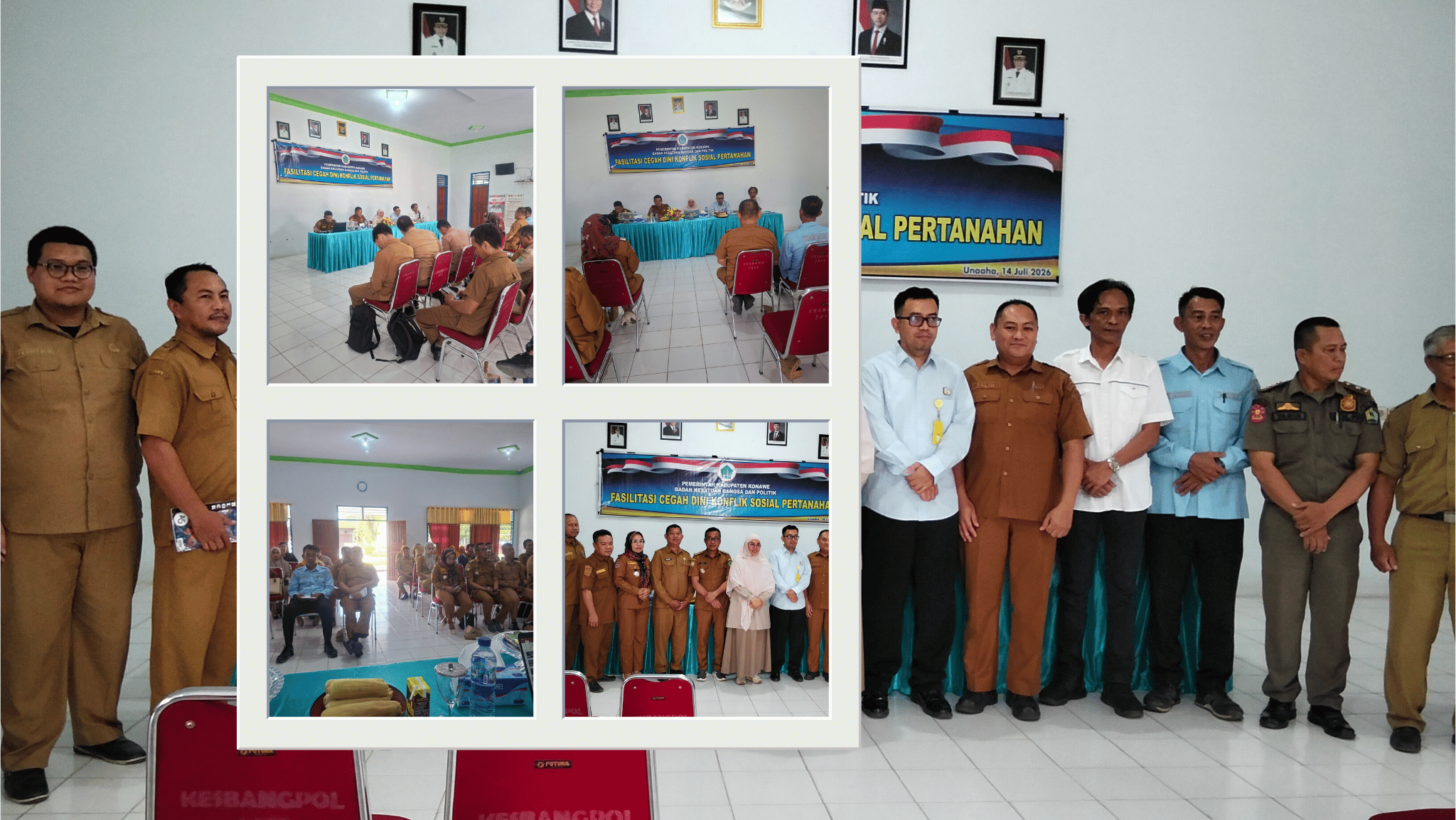 Kasi Datun Kejari Konawe Mewakili Kajari Jadi Pemateri pada Fasilitasi Cegah Dini Konflik Sosial Pertanahan