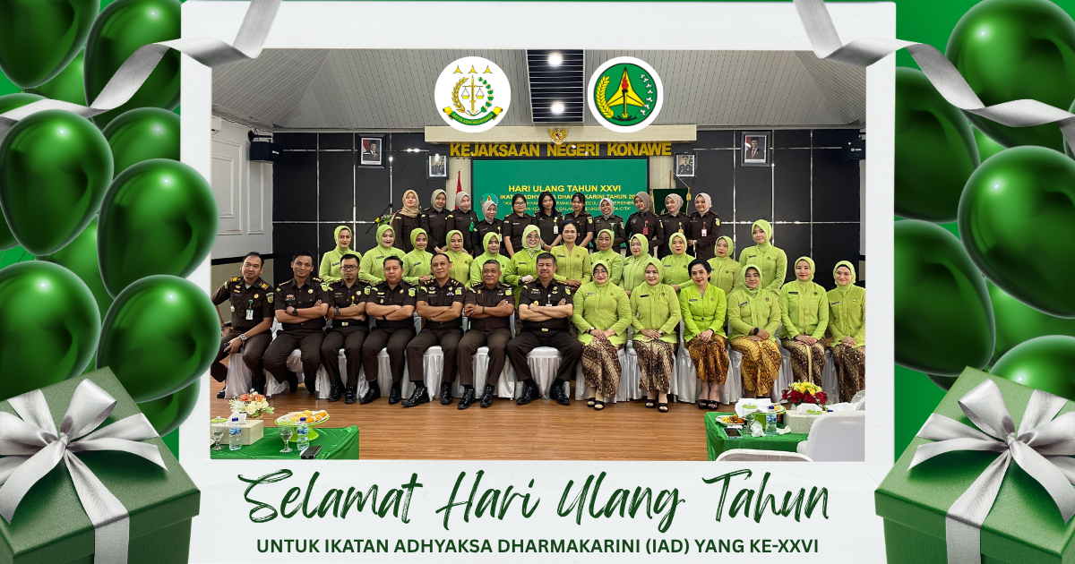 Peringati HUT ke-26 IAD, Kejari Konawe Gelar Syukuran dan Berikan Apresiasi bagi Siswa Berprestasi