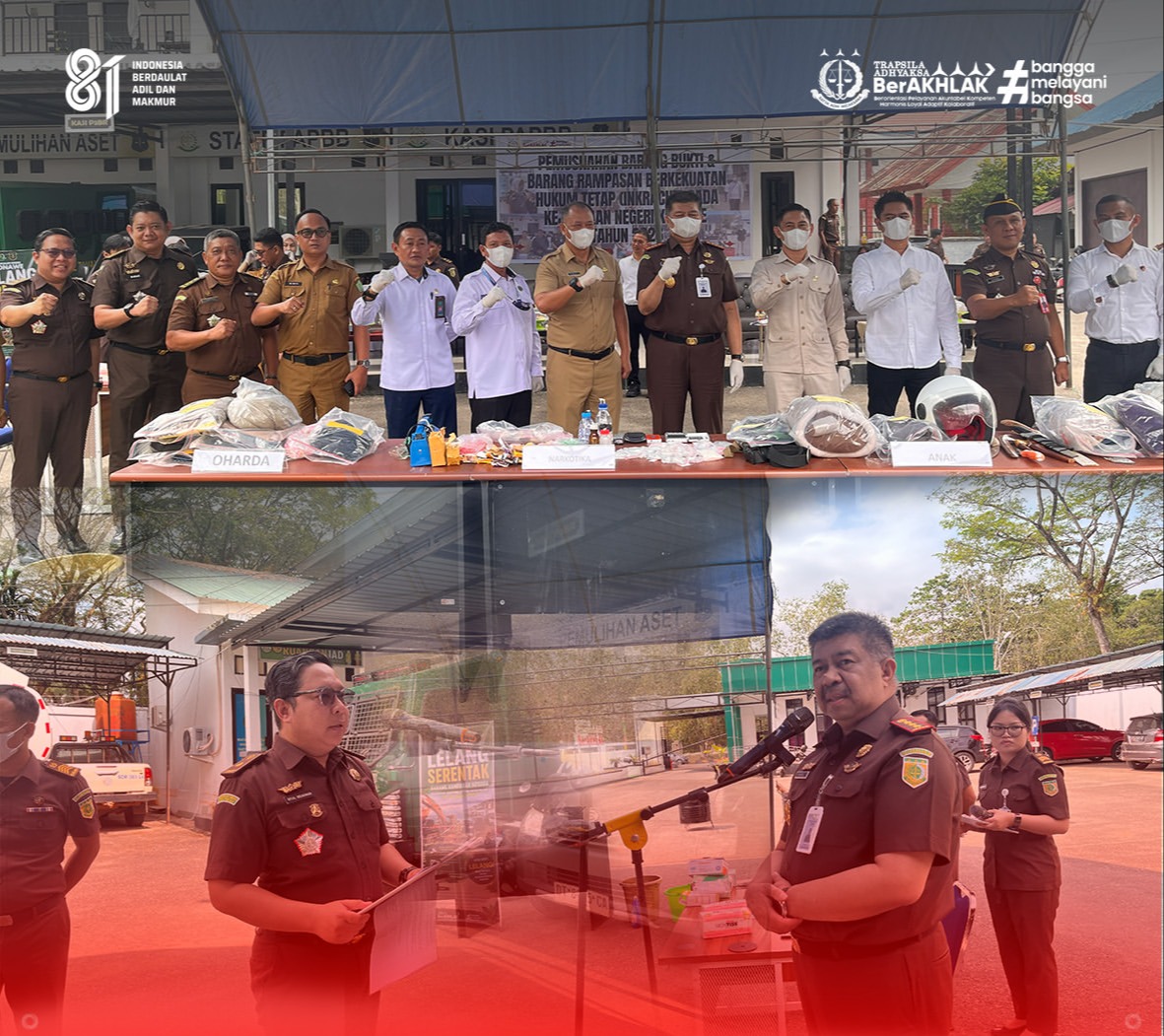 Kejari Konawe Musnahkan Barang Bukti dan Barang Rampasan, Wujud Penegakan Hukum yang Tegas dan Akuntabel